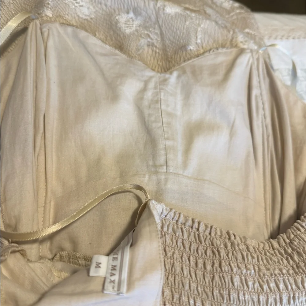 To the Max Beige Lace Midi Dress - Picture 8 of 10